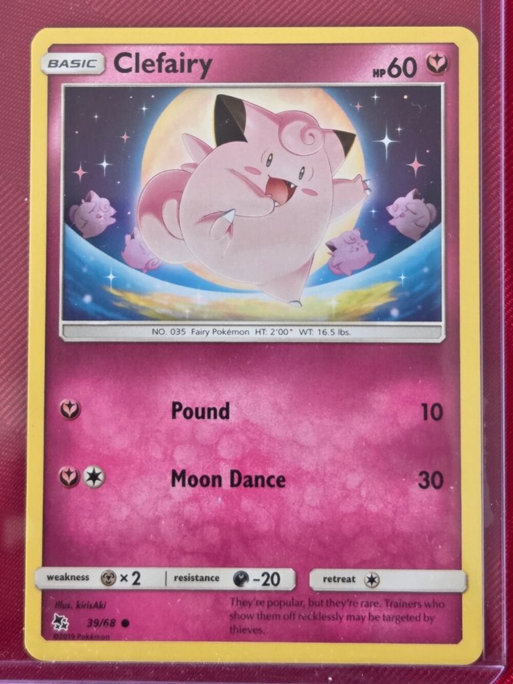 2019 POKEMON CLEFAIRY CARD!!!